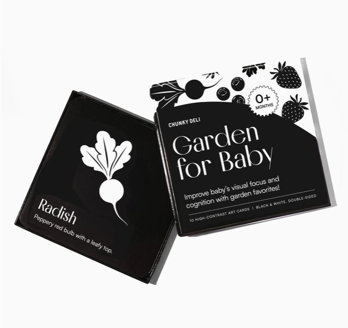 Garden For Baby High Contrast Art Cards | Rooted